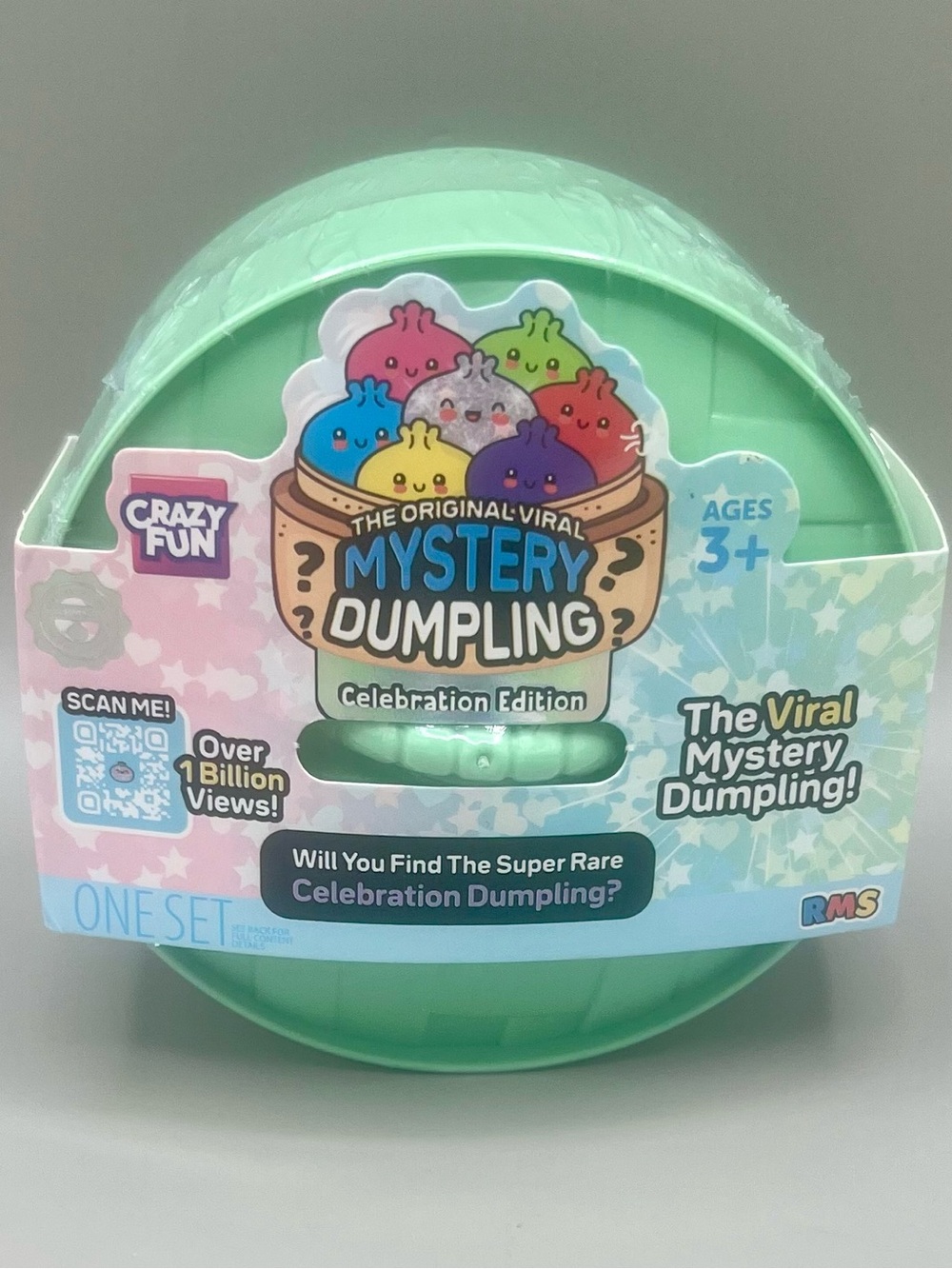 RMS Crazy Fun Celebration Edition Dumpling Bun 🎉 💚 VIRAL Squishy NEW